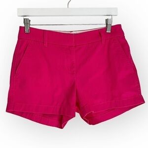 J. Crew Factory Women’s‎ Mid Rise Shorts in Pink Size 2